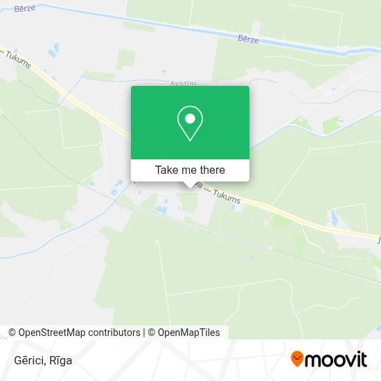 Gērici map