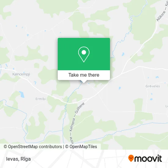 Ievas map