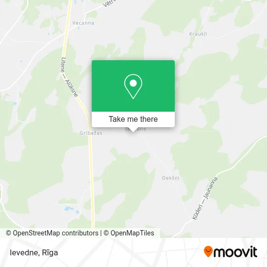 Ievedne map