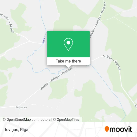Ieviņas map
