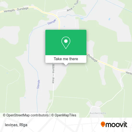 Ieviņas map