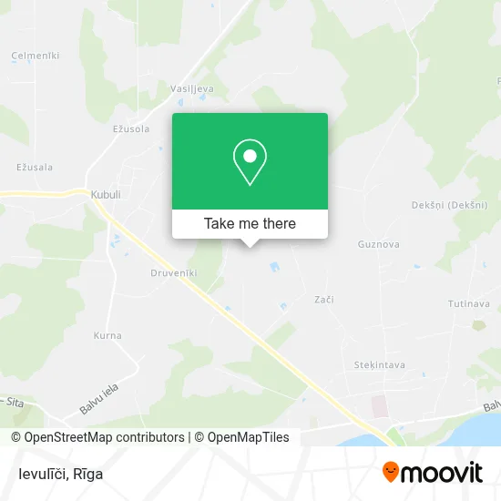 Ievulīči map