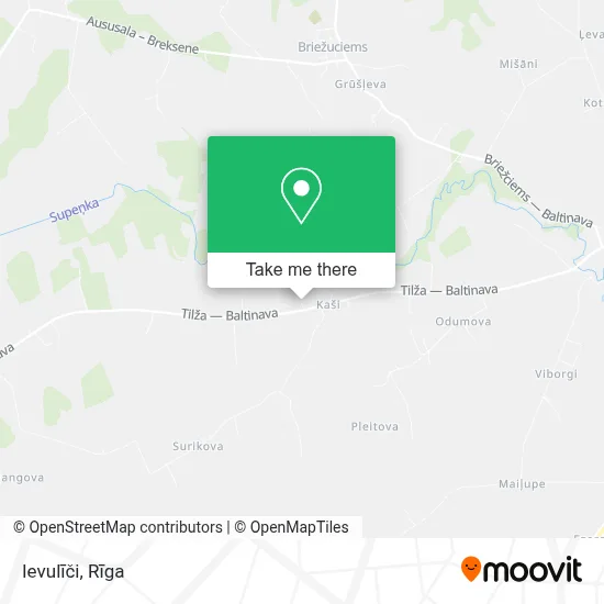 Ievulīči map