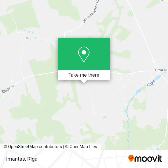 Imantas map