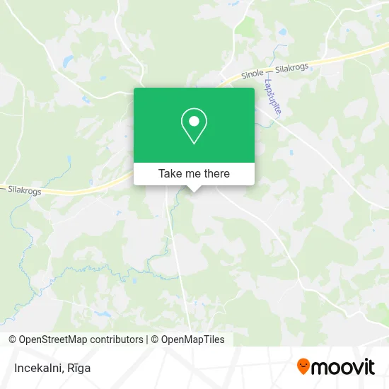 Incekalni map