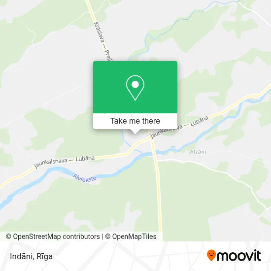 Indāni map