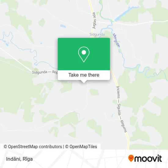 Indāni map