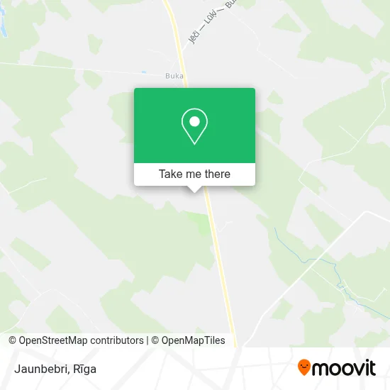 Jaunbebri map