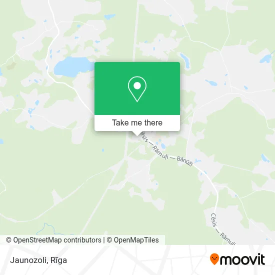 Jaunozoli map