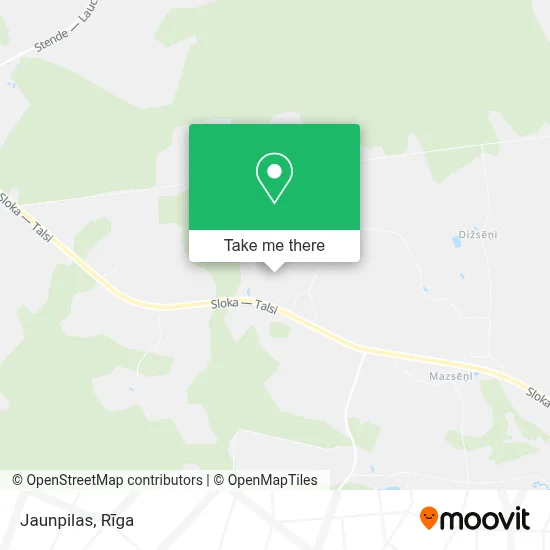 Jaunpilas map