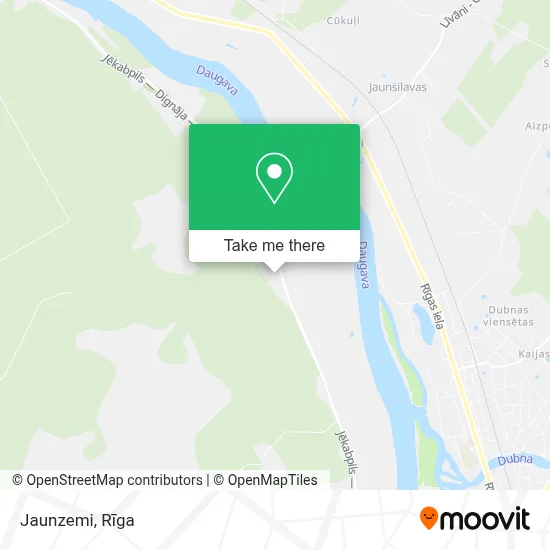 Jaunzemi map