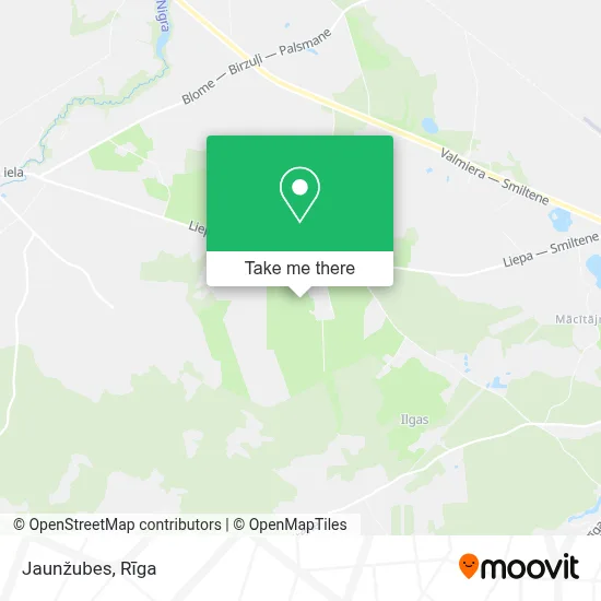 Jaunžubes map