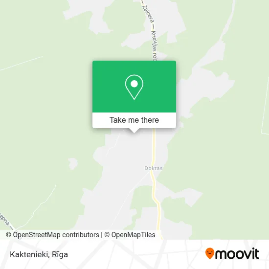 Kaktenieki map