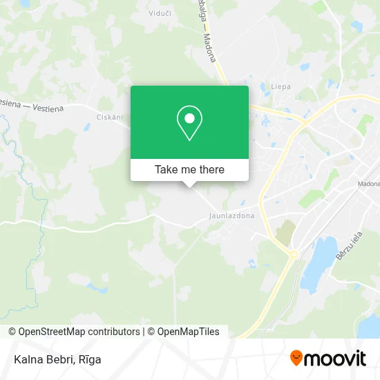 Kalna Bebri map