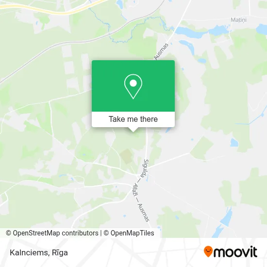 Kalnciems map