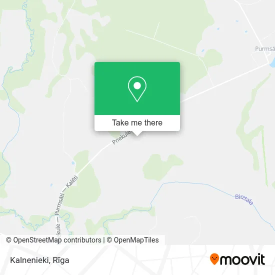 Kalnenieki map