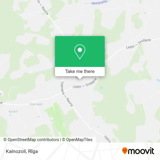 Kalnozoli map