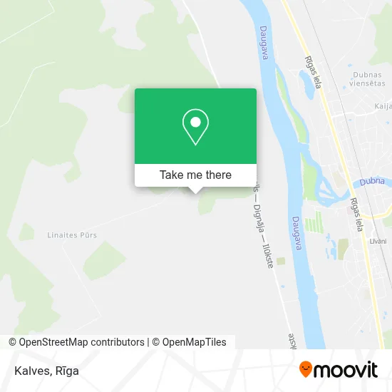 Kalves map
