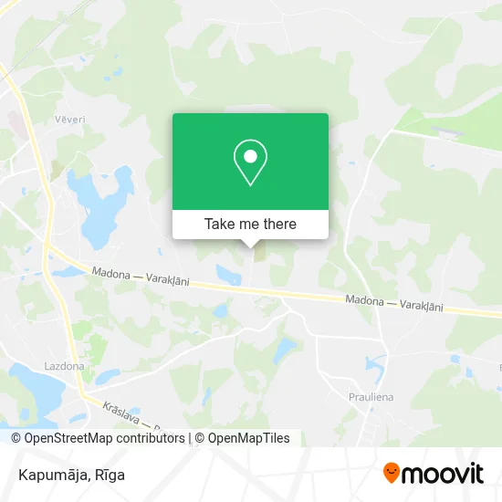 Kapumāja map