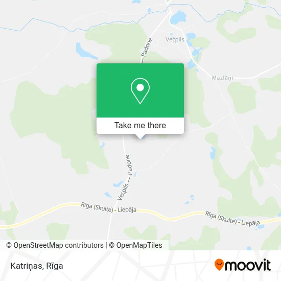 Katriņas map