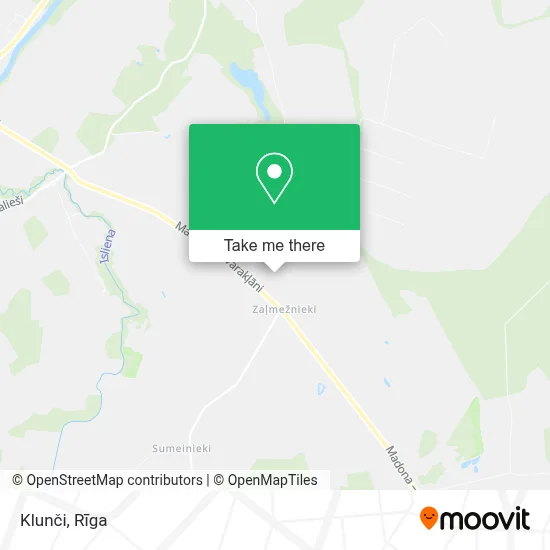 Klunči map