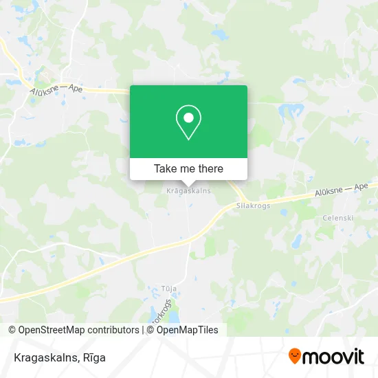 Kragaskalns map