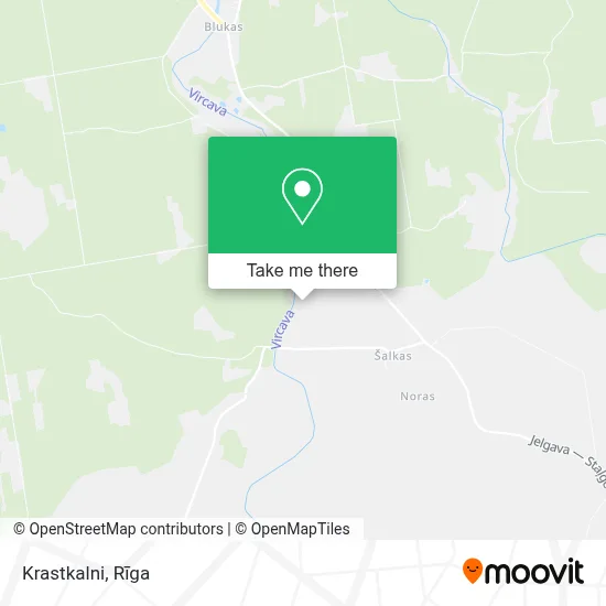 Krastkalni map