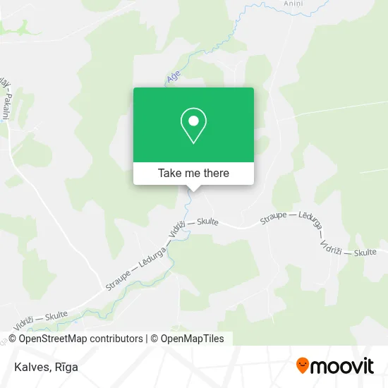 Kalves map
