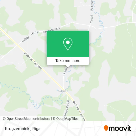 Krogzemnieki map