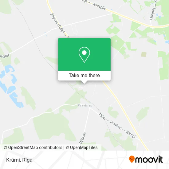 Krūmi map