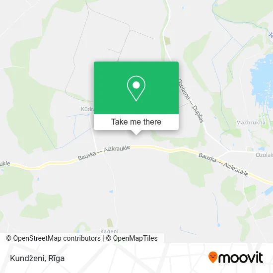 Kundženi map