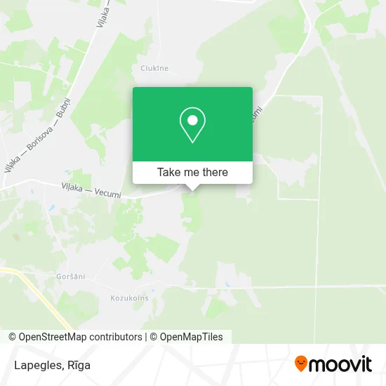 Lapegles map