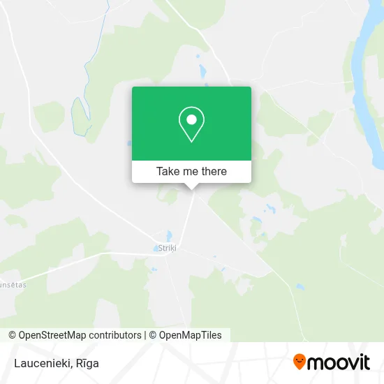 Laucenieki map