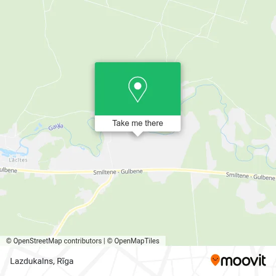 Lazdukalns map