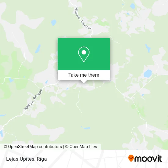 Lejas Upītes map