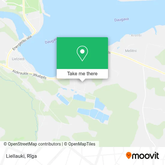Liellauki map