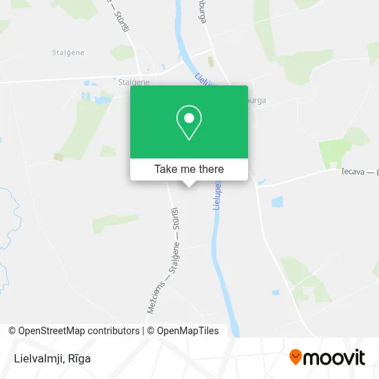 Lielvalmji map