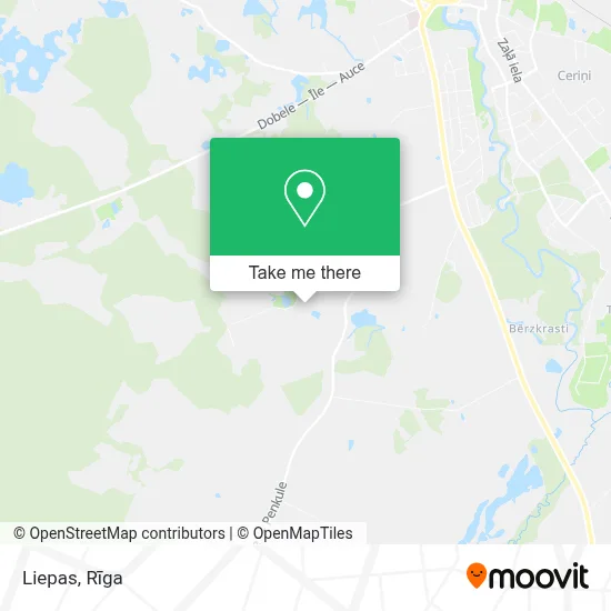 Liepas map