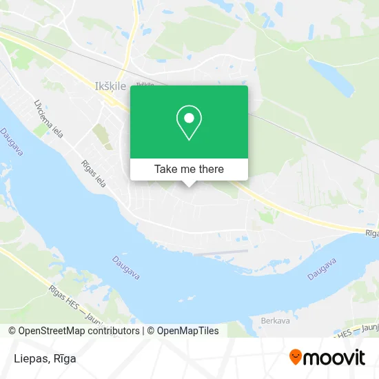 Liepas map