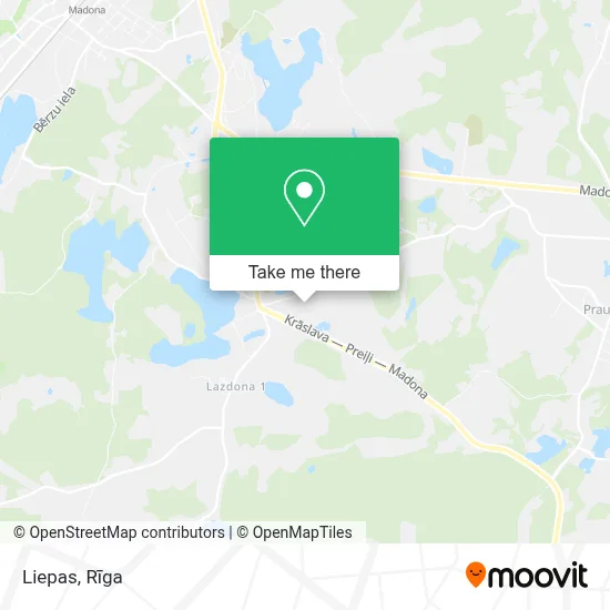 Liepas map