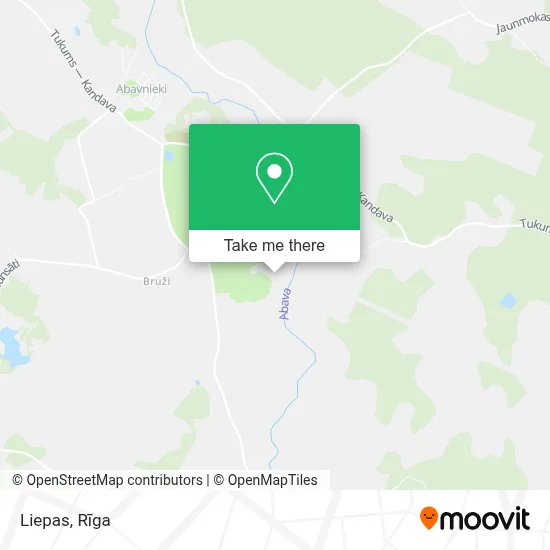 Liepas map