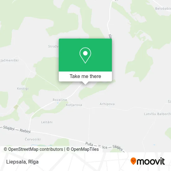 Liepsala map