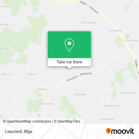 Liepziedi map