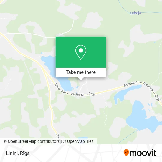Liniņi map