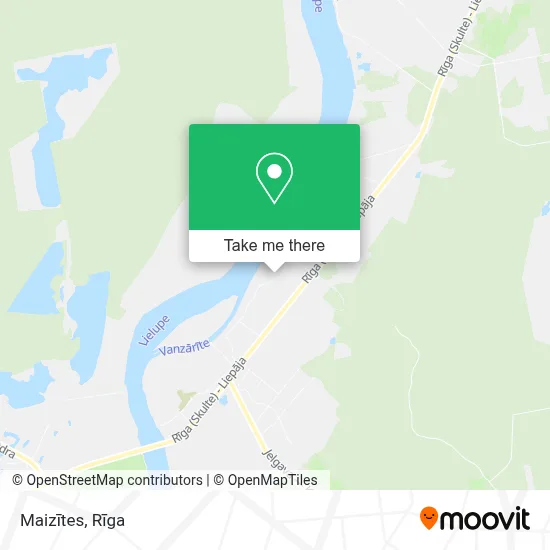 Maizītes map