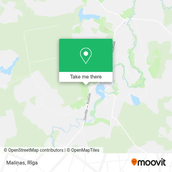 Maliņas map