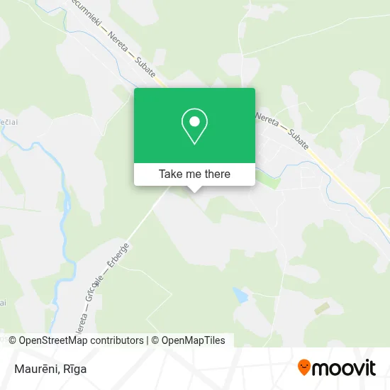 Maurēni map