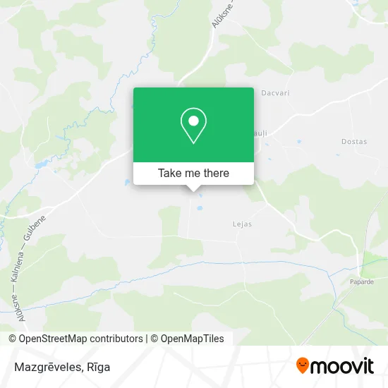 Mazgrēveles map