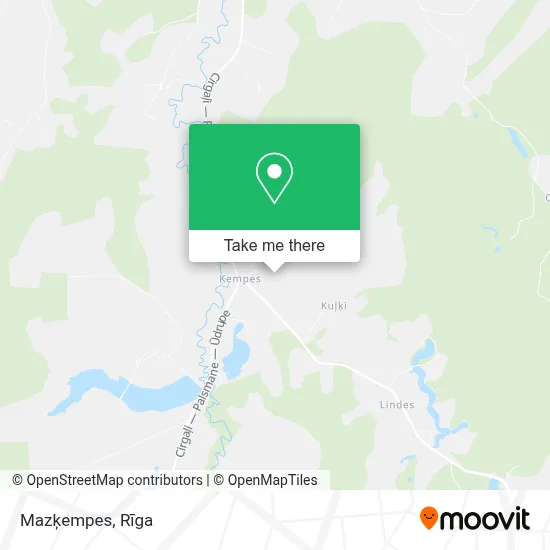 Mazķempes map