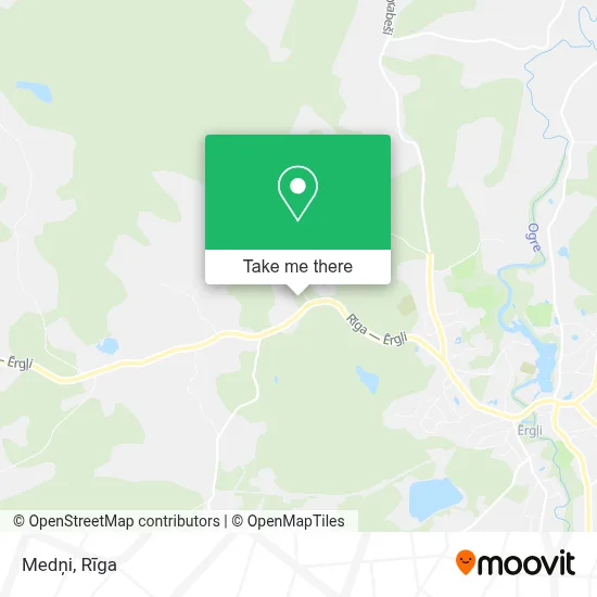 Medņi map